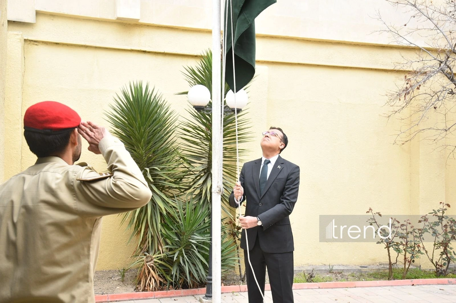 Pakistani Embassy in Azerbaijan marks national day with flag-raising ceremony (PHOTO)