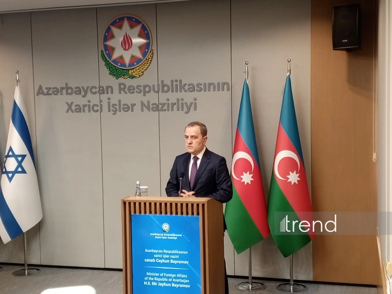 Azerbaijan supports resolving situation in Middle East through negotiations - minister