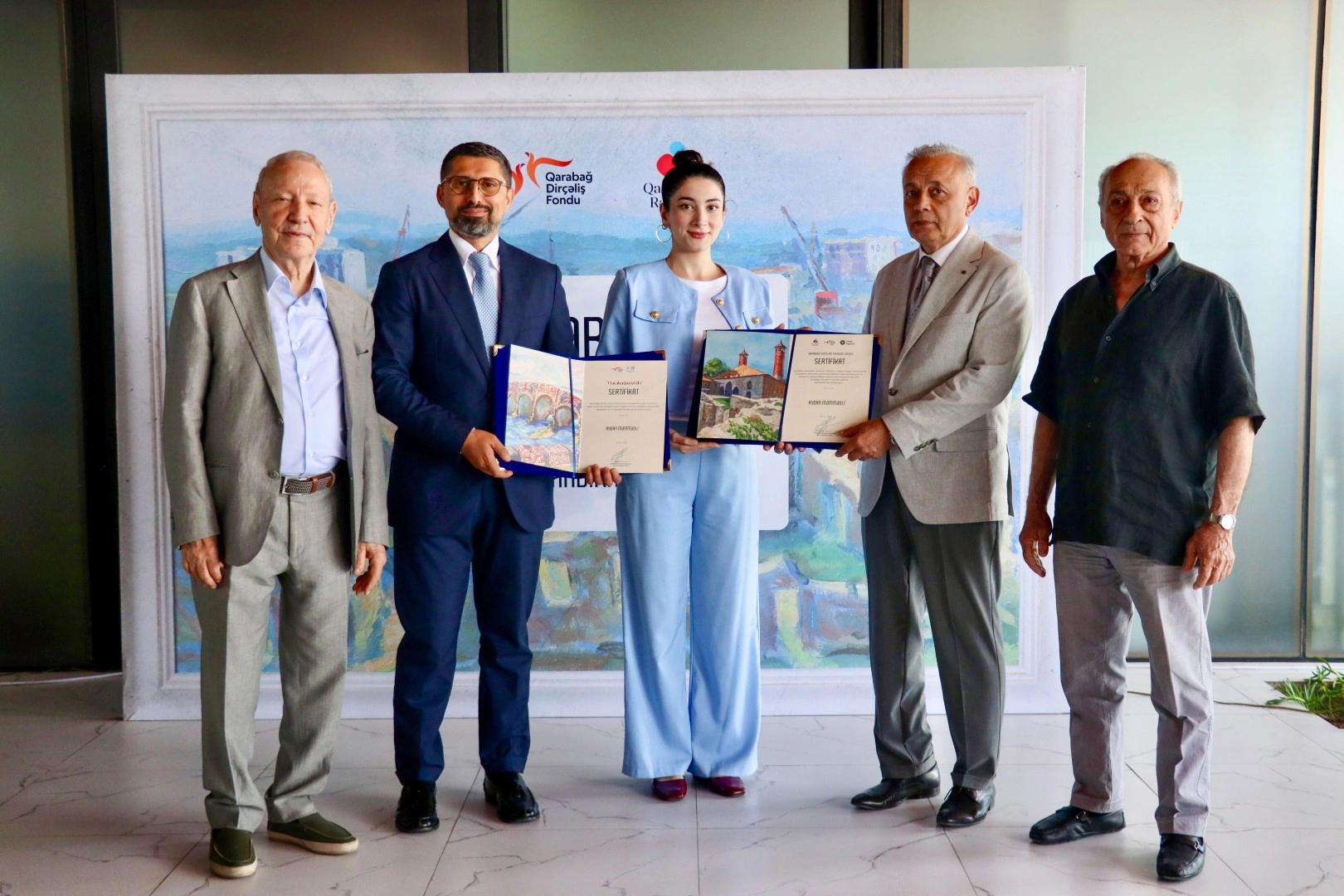KRF Awards Young Artists Participating in the “Colors of Karabakh” (2026) Project (PHOTO)