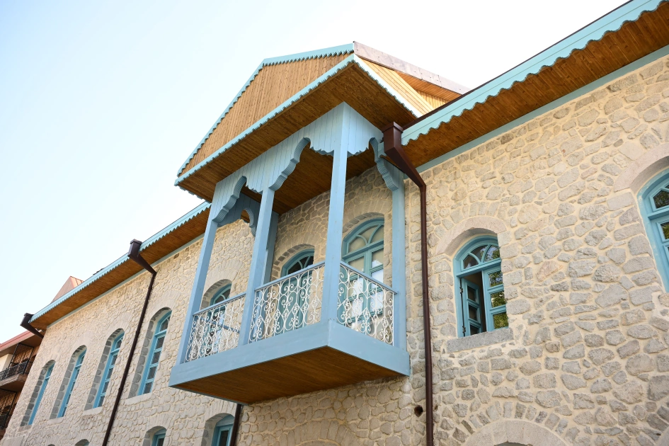 President Ilham Aliyev attends opening ceremony of Sadigjan House in Shusha after restoration (PHOTO)