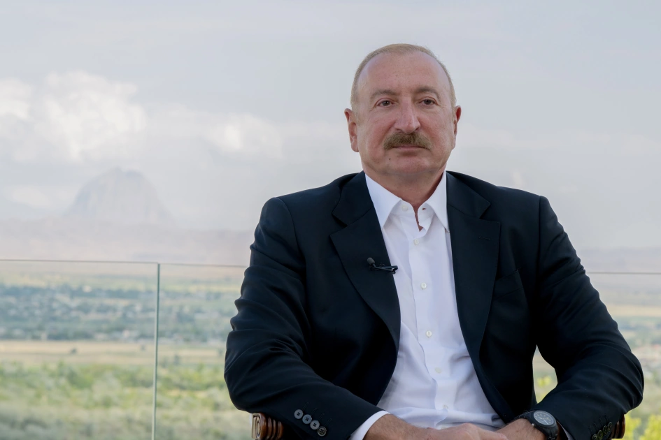 Project to lay power transmission lines from Azerbaijan to Nakhchivan through Armenia is ready - President Ilham Aliyev