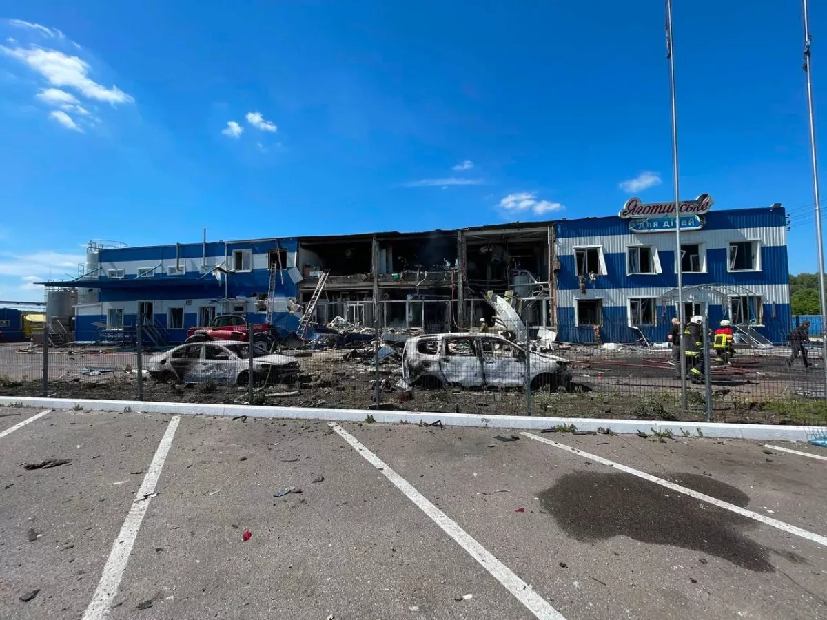 Russian strike on Kyiv region plant leaves four dead PHOTO