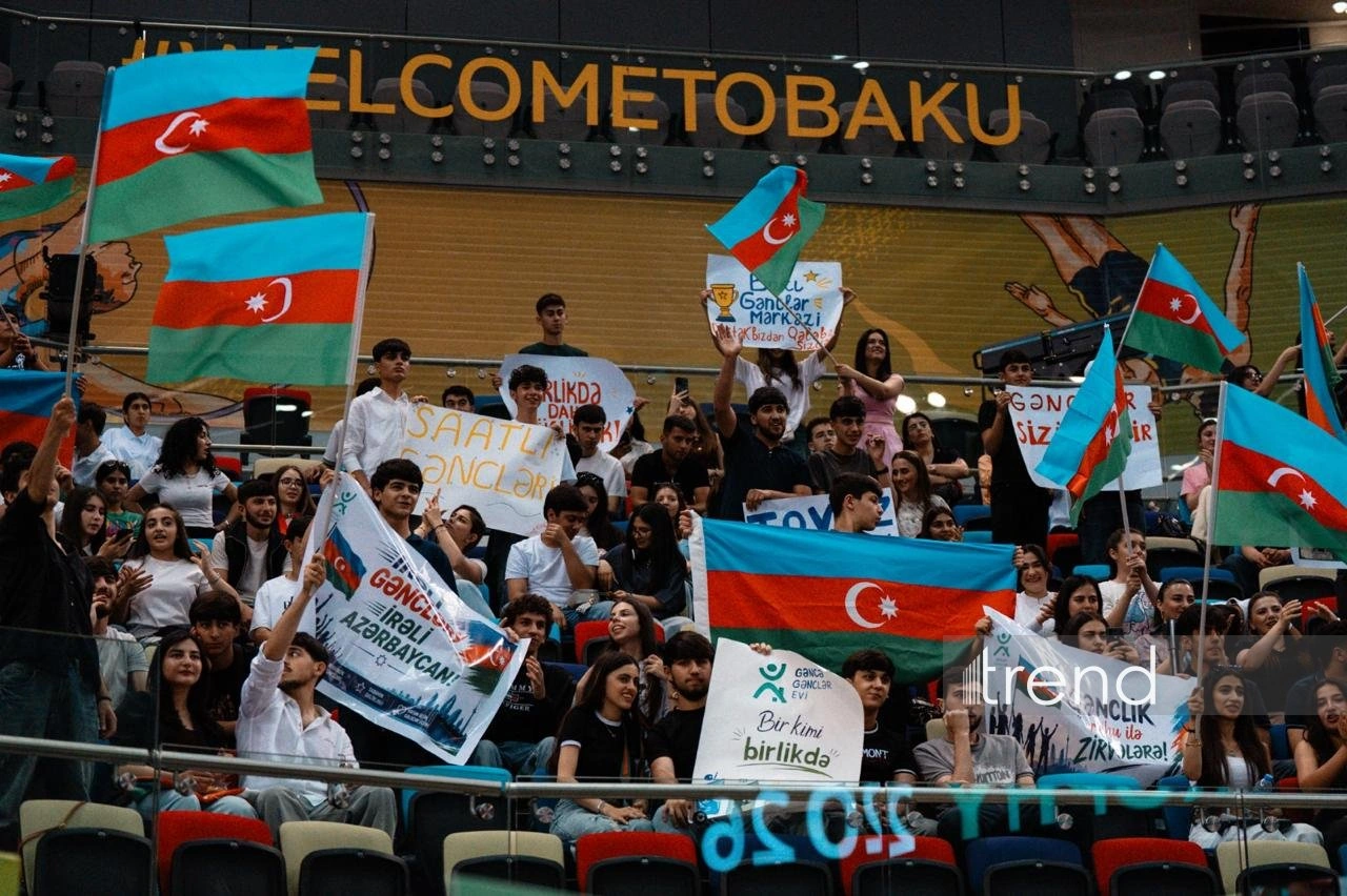 Triple pride in arena: Azerbaijani anthem played 3 times (PHOTO)