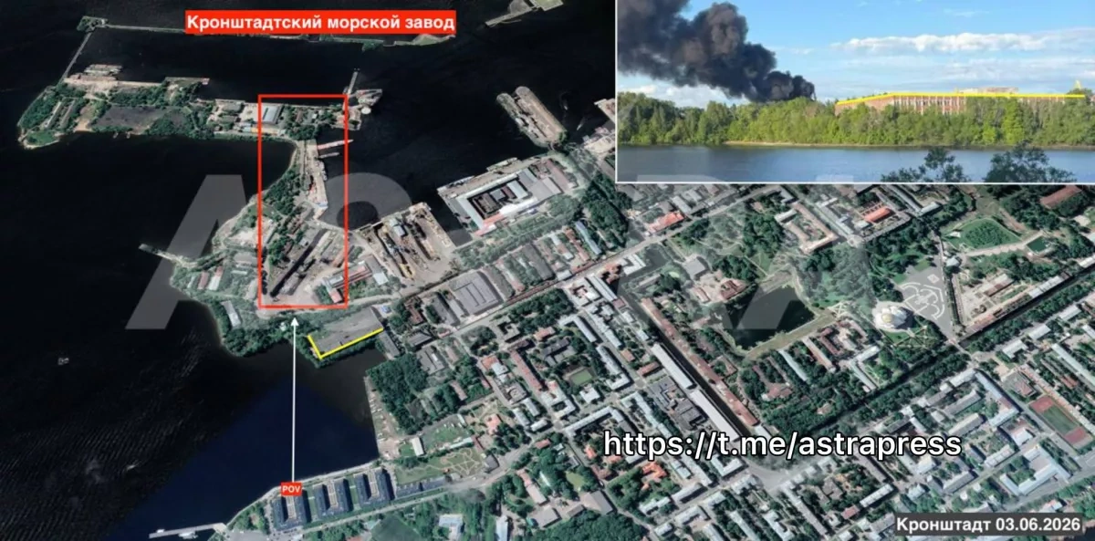 ASTRA: Major blaze rocks essential Russian ship repair complex PHOTO