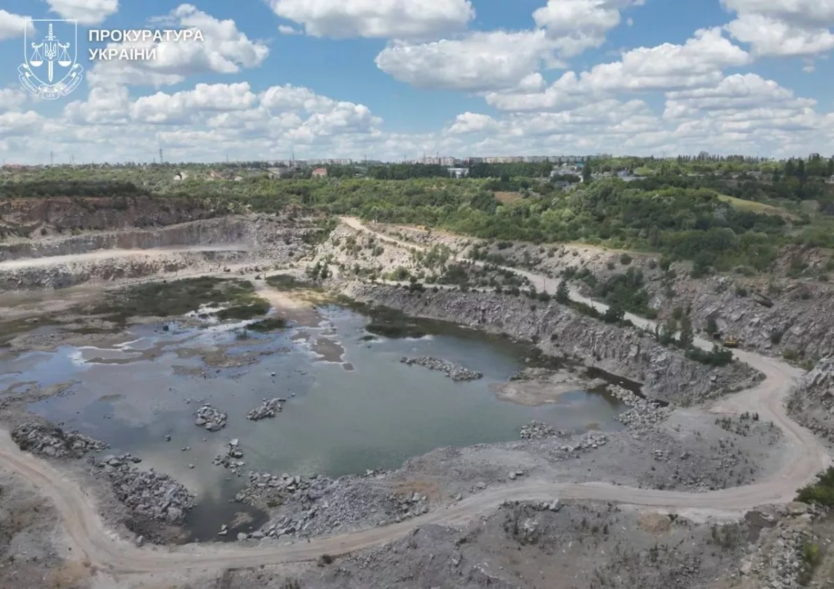 Ukraine investigates illegal granite mining sheme PHOTO