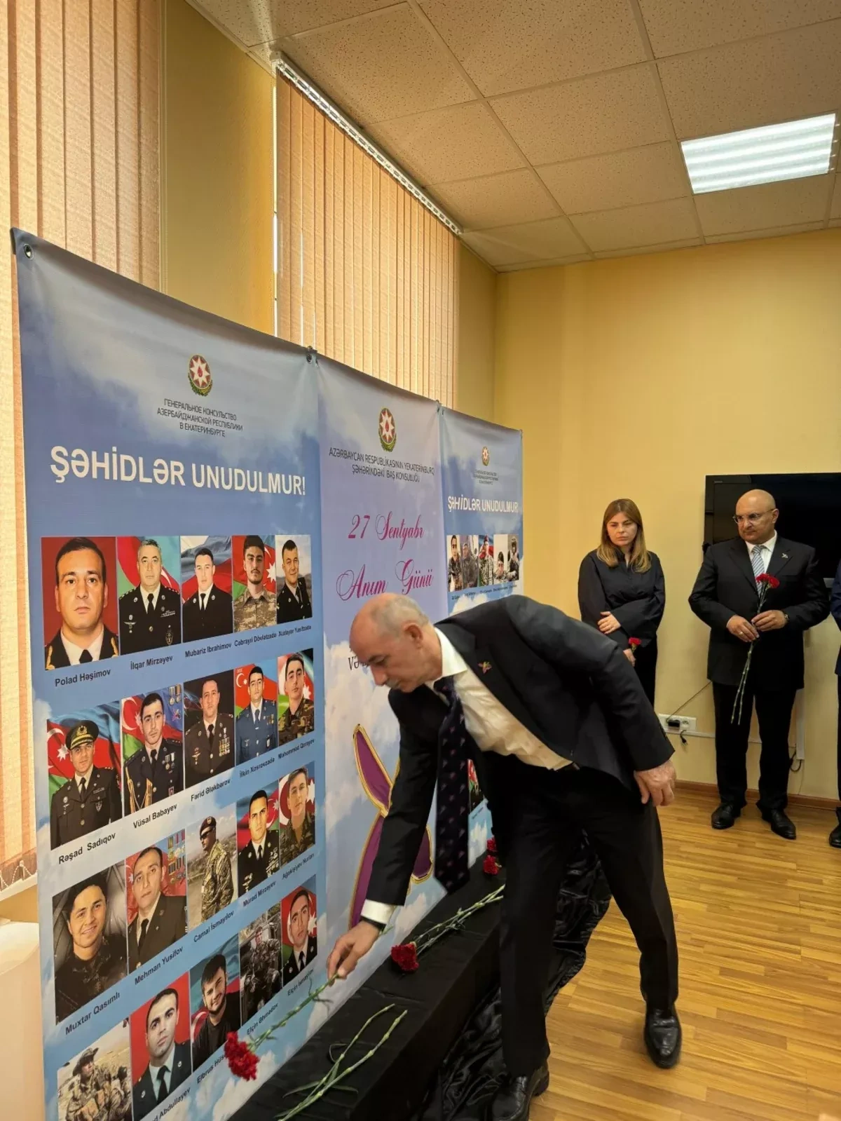 Azerbaijan honours martyrs of 44-day Patriotic War at Yekaterinburg consulate PHOTO