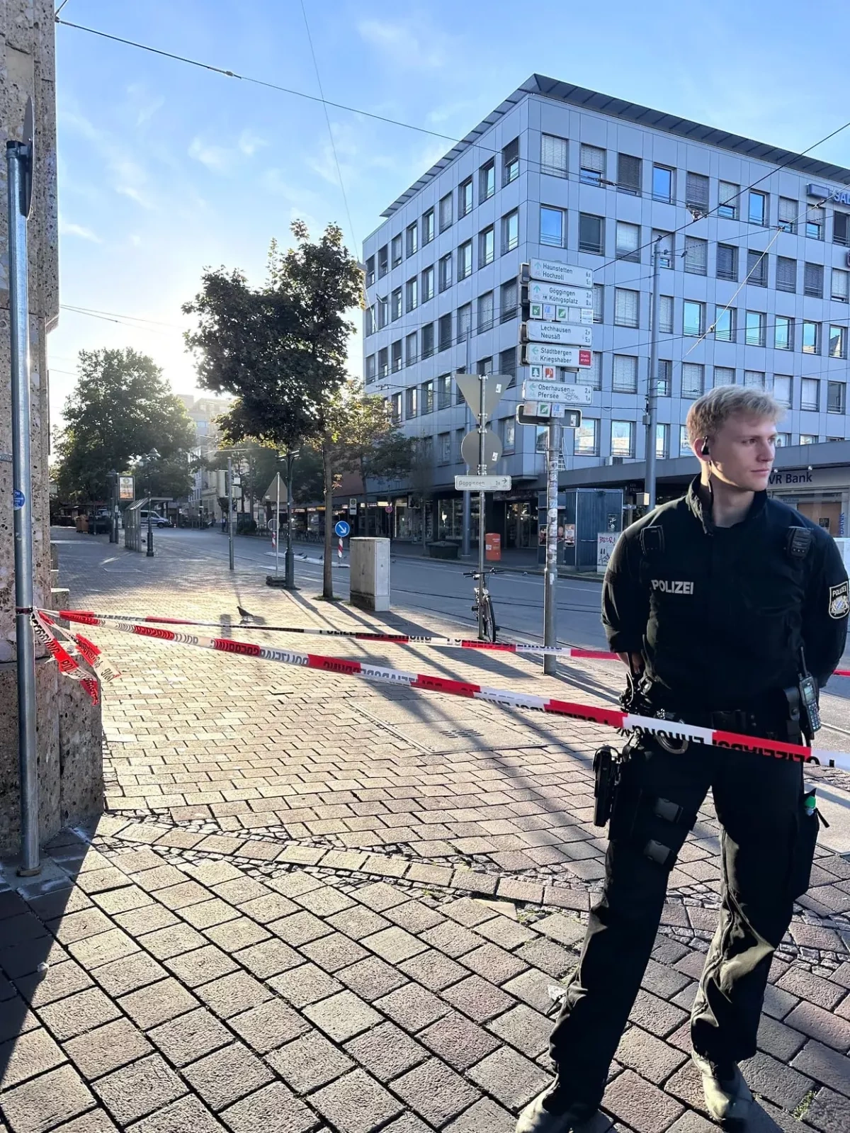 Germany: Explosion near Augsburg main station injures two PHOTO