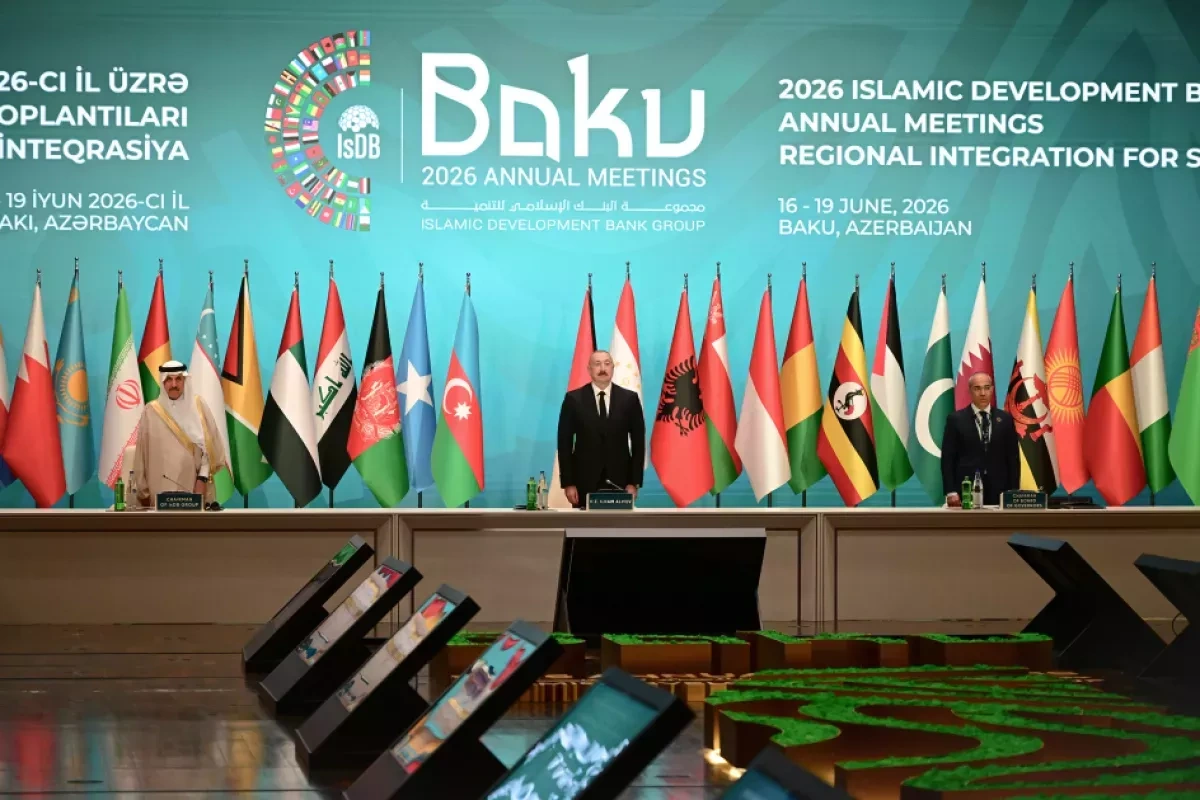 Azerbaijani president shares video from opening ceremony of IsDB meeting VIDEO