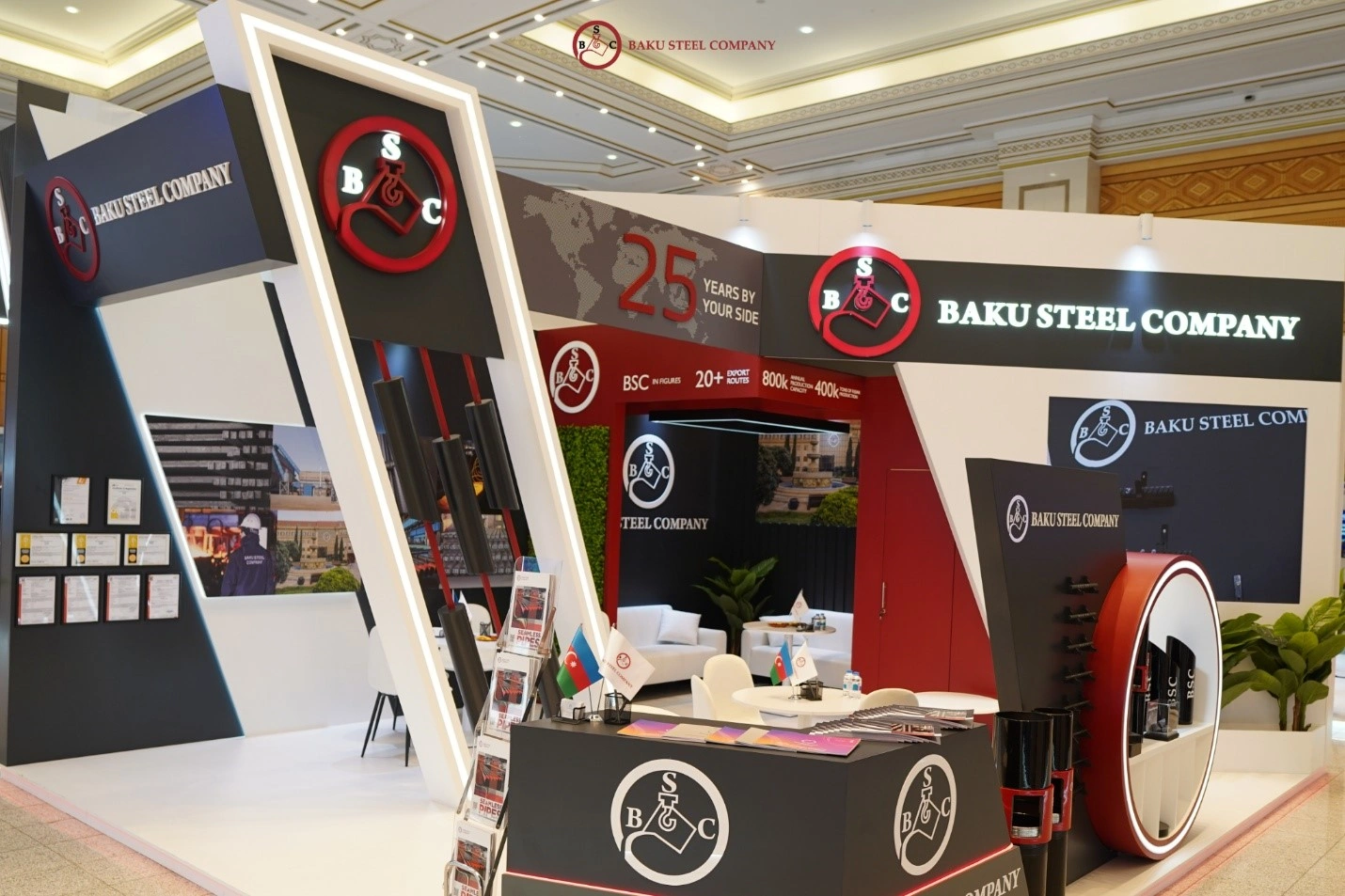 Baku Steel Company presented its product portfolio at an exhibition in Turkmenistan (PHOTO)