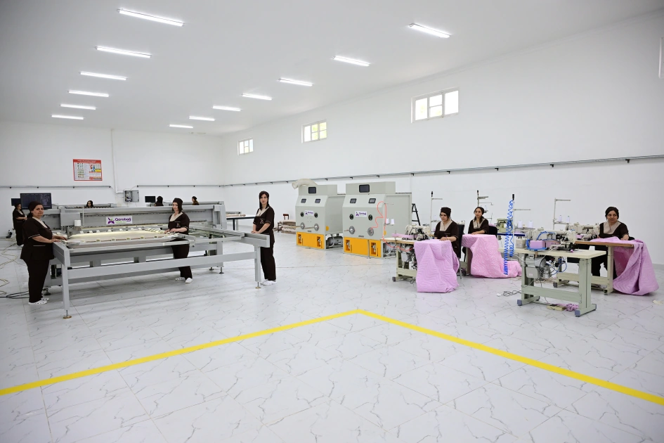 President Ilham Aliyev attends inauguration of "Garabagh Textile House" LLC in Khojaly (PHOTO)