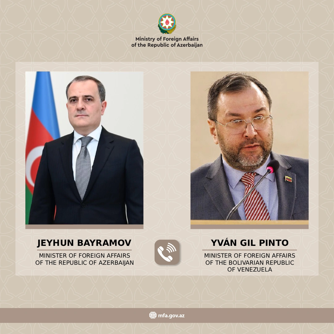 Azerbaijani FM discusses latest events in Venezuela with his counterpart