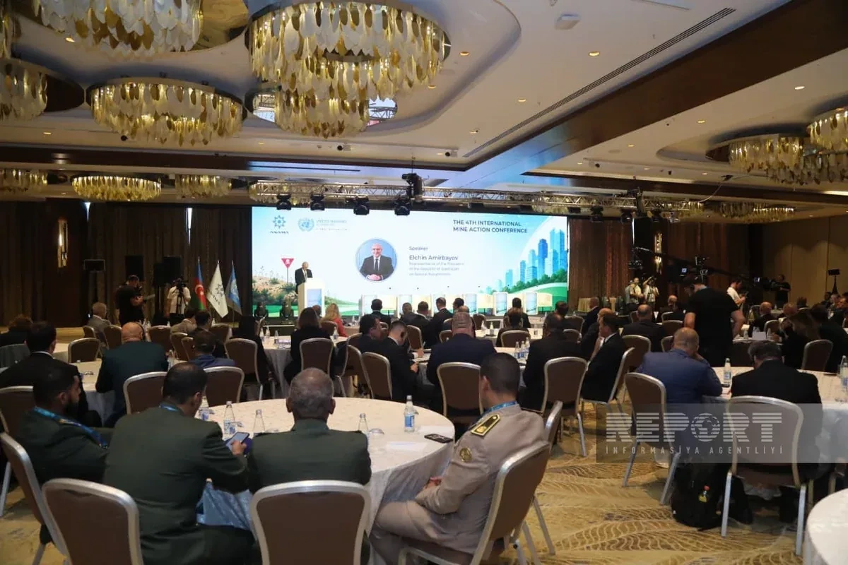 Baku hosts second day of global mine action conference PHOTO