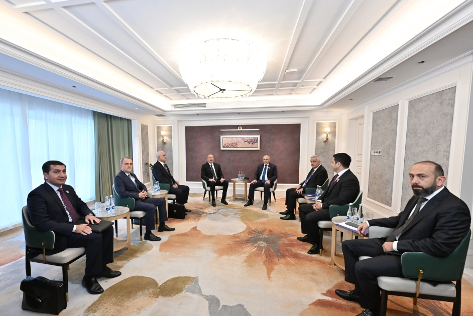 Statement on outcomes of President Ilham Aliyev’s meeting with Armenian PM Nikol Pashinyan released