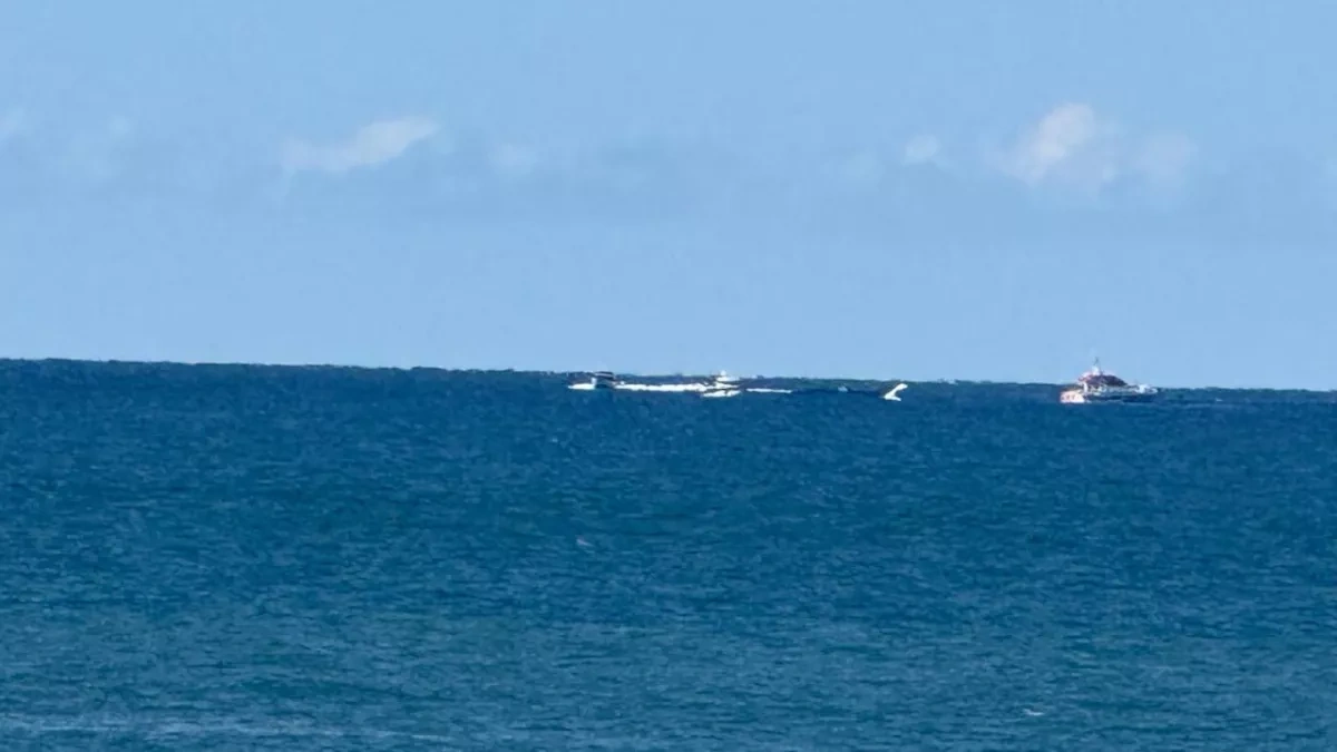 Two-seat plane from Batumi lands in sea off Türkiye VIDEO