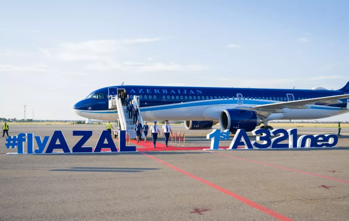 Azerbaijan Airlines adds first Airbus A321neo to fleet PHOTO