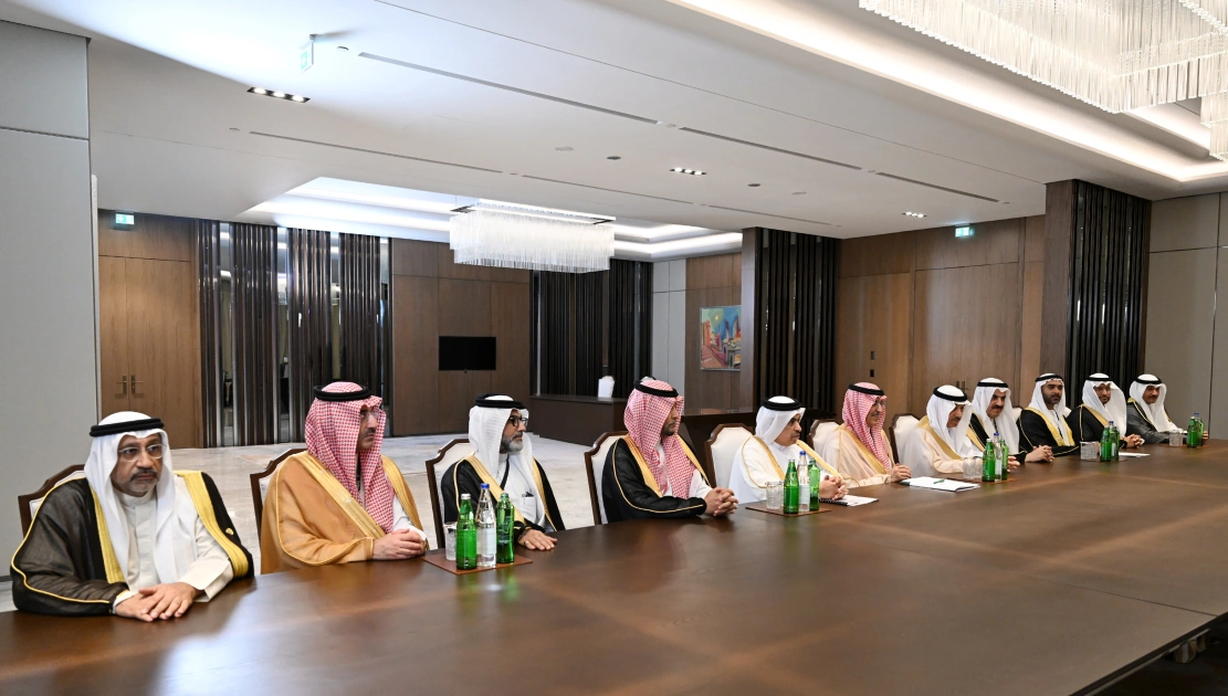 President Ilham Aliyev receives delegation of leaders of member organizations of Arab Coordination Group (PHOTO)