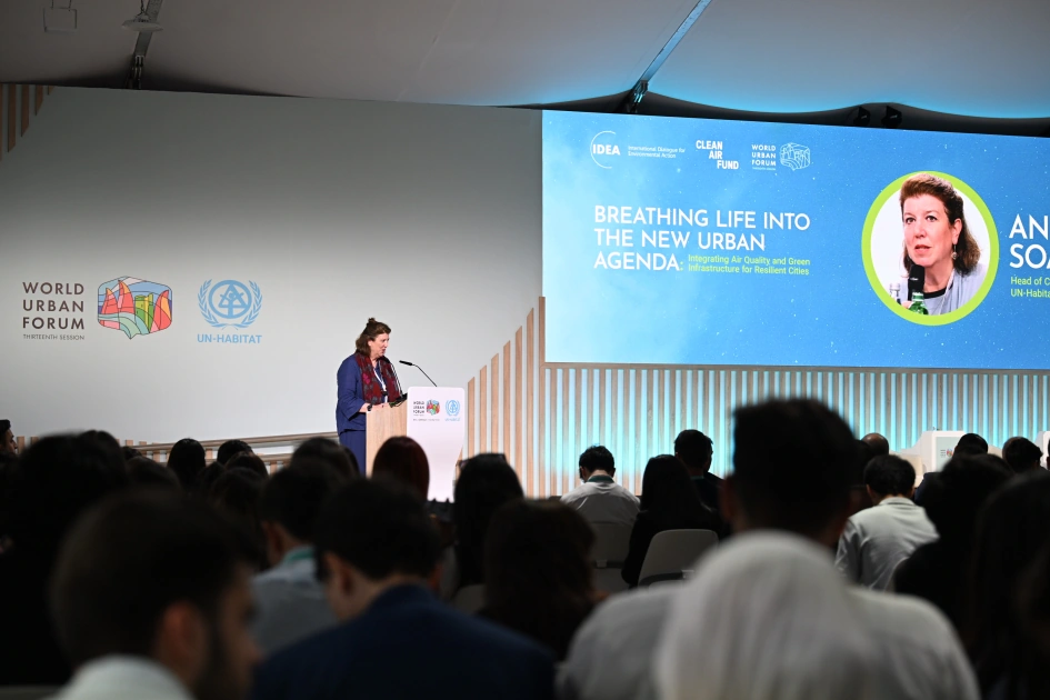 At the initiative of Leyla Aliyeva, clean air and sustainable urban planning issues discussed at WUF13 (PHOTO)