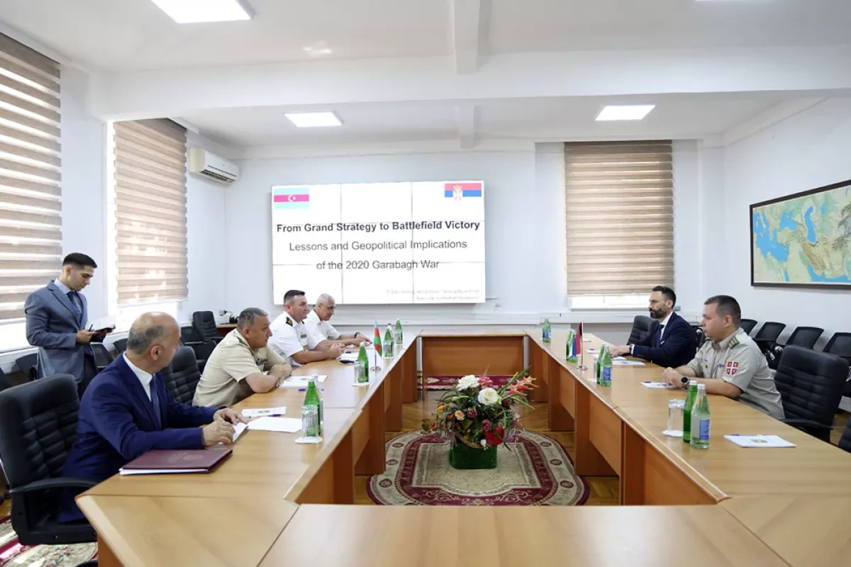 Serbian defence delegation explores Azerbaijan’s wartime experience PHOTO