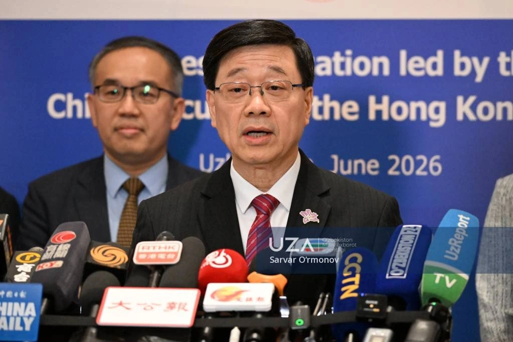 Hong Kong chief executive calls Uzbekistan key strategic partner in Central Asia visit