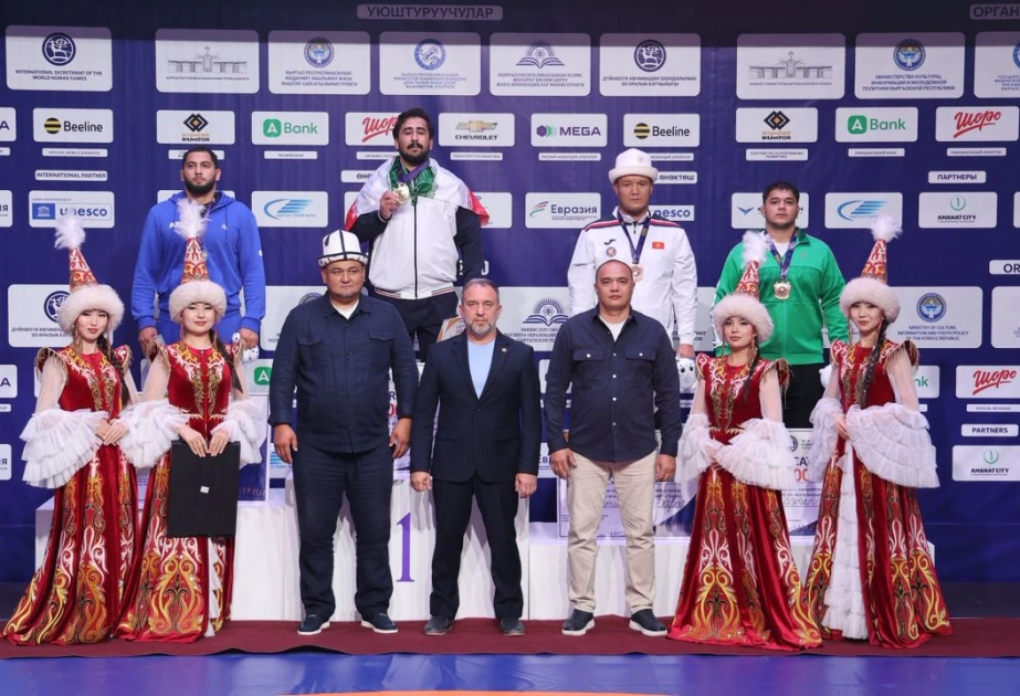 Azerbaijani wrestler wins silver medal at World Nomad Games