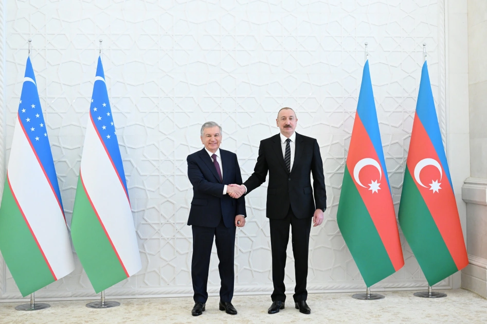 President Ilham Aliyev gives interview to Uzbekistan National News Agency (PHOTO)
