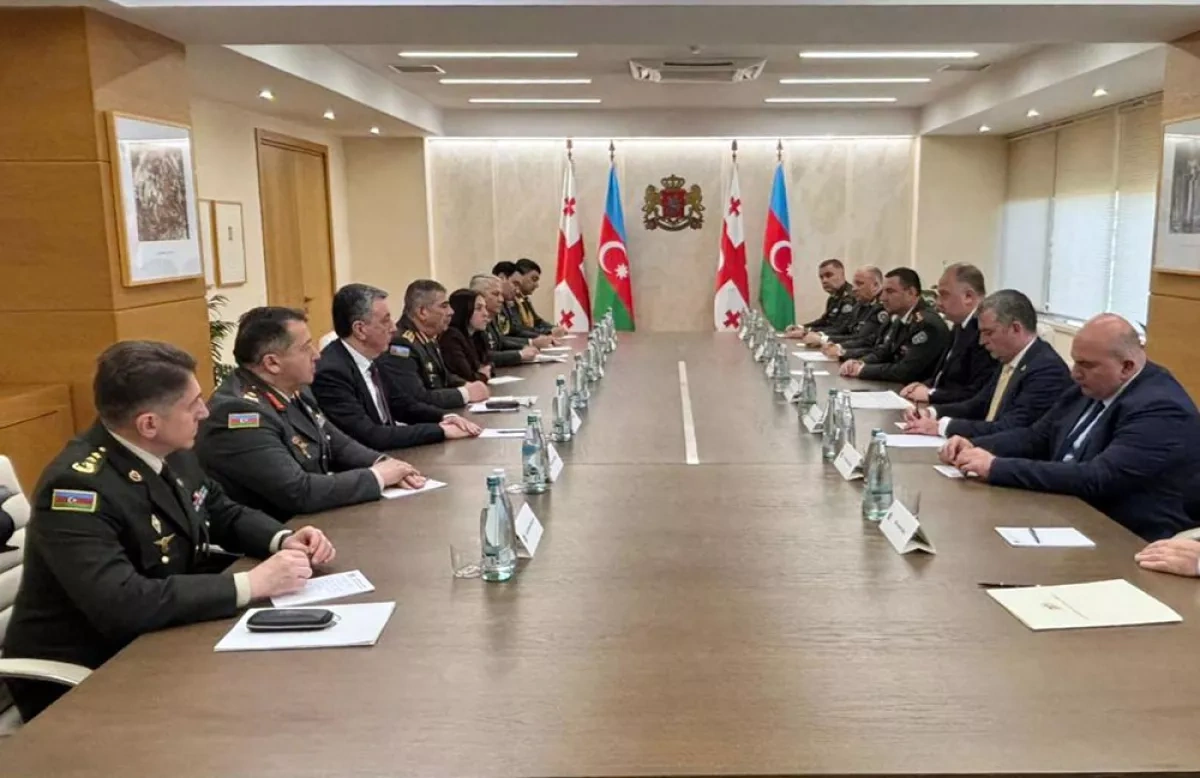 Azerbaijan, Georgia expand defence cooperation during talks in Tbilisi PHOTO