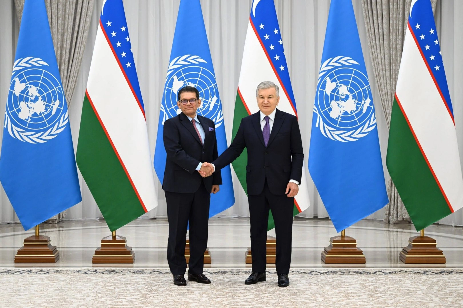 Mirziyoyev, Rahman discuss UN agenda and Uzbekistan-Bangladesh ties