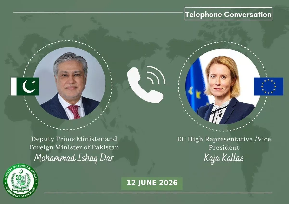 Pakistan, EU discuss Iran situation, welcome progress in talks with US
