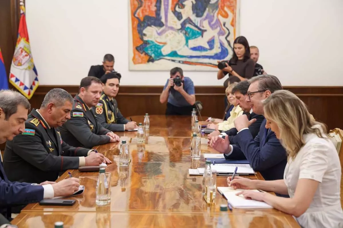 Azerbaijan, Serbia explore expanded defence cooperation in Belgrade talks PHOTO