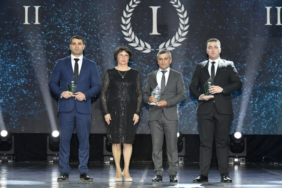 VP of Heydar Aliyev Foundation Leyla Aliyeva and Head of Baku Media Center Arzu Aliyeva attend Gala Ceremony regarding year's sports results