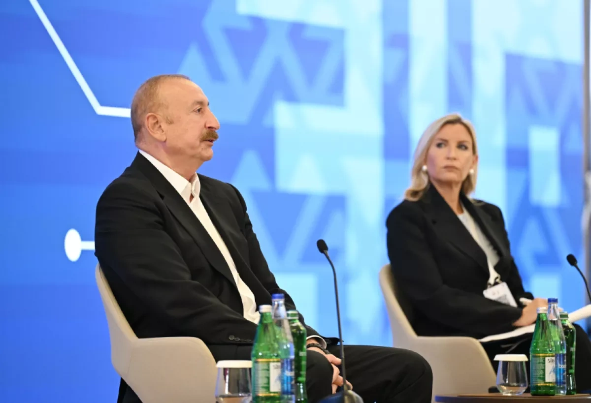 Azerbaijani president shares video from Shusha Global Media Forum VIDEO