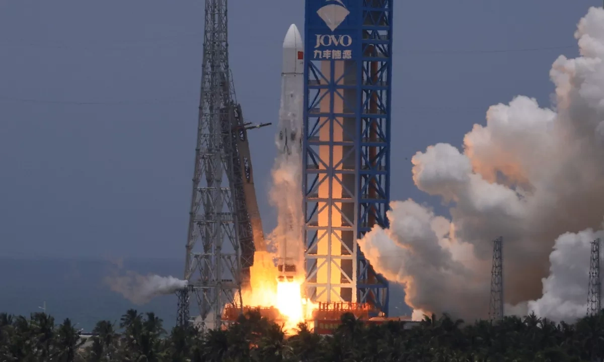 China achieves first controlled recovery of Long March-10B rocket booster