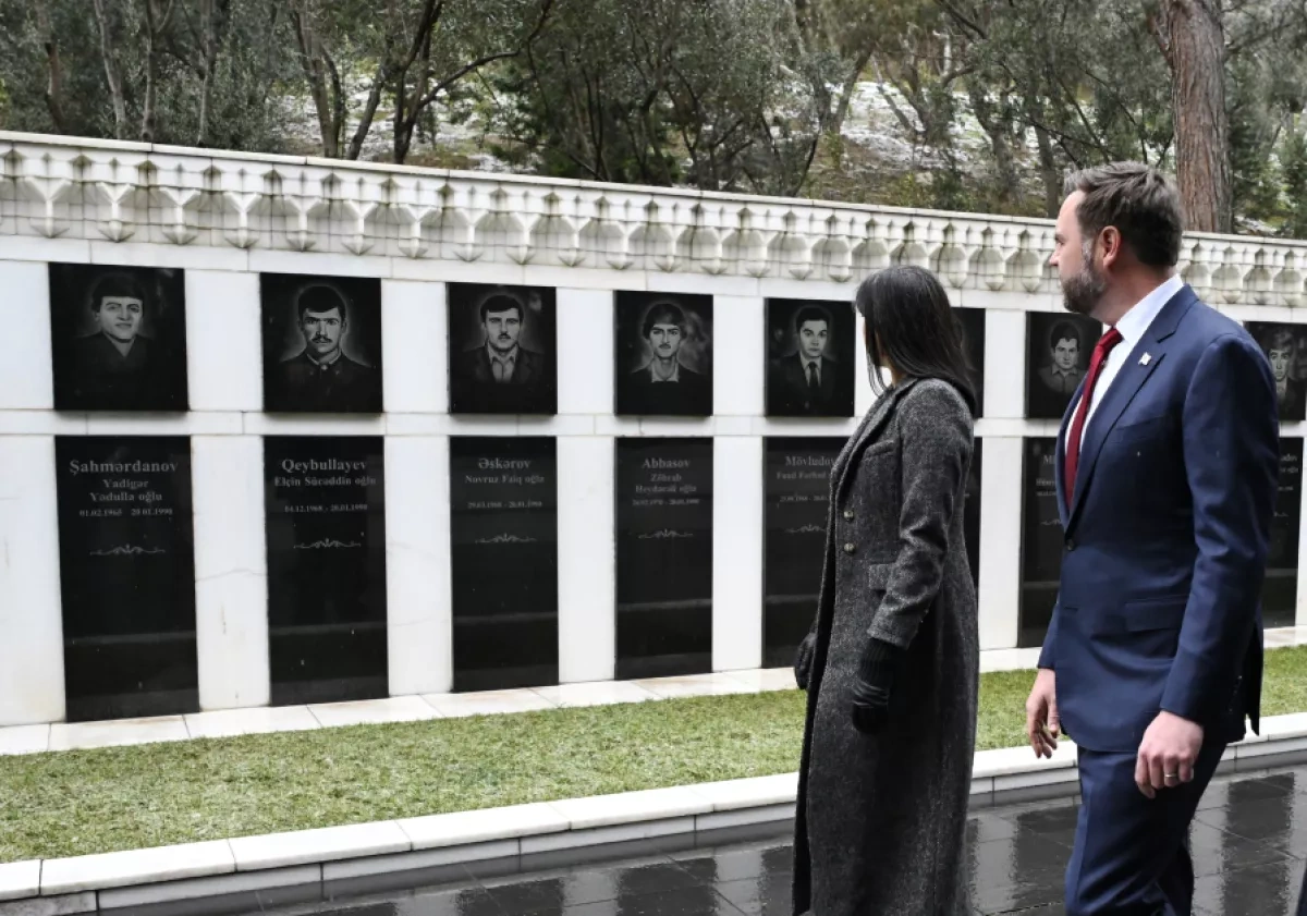 US Vice President Vance visits Alley of Martyrs in Azerbaijan