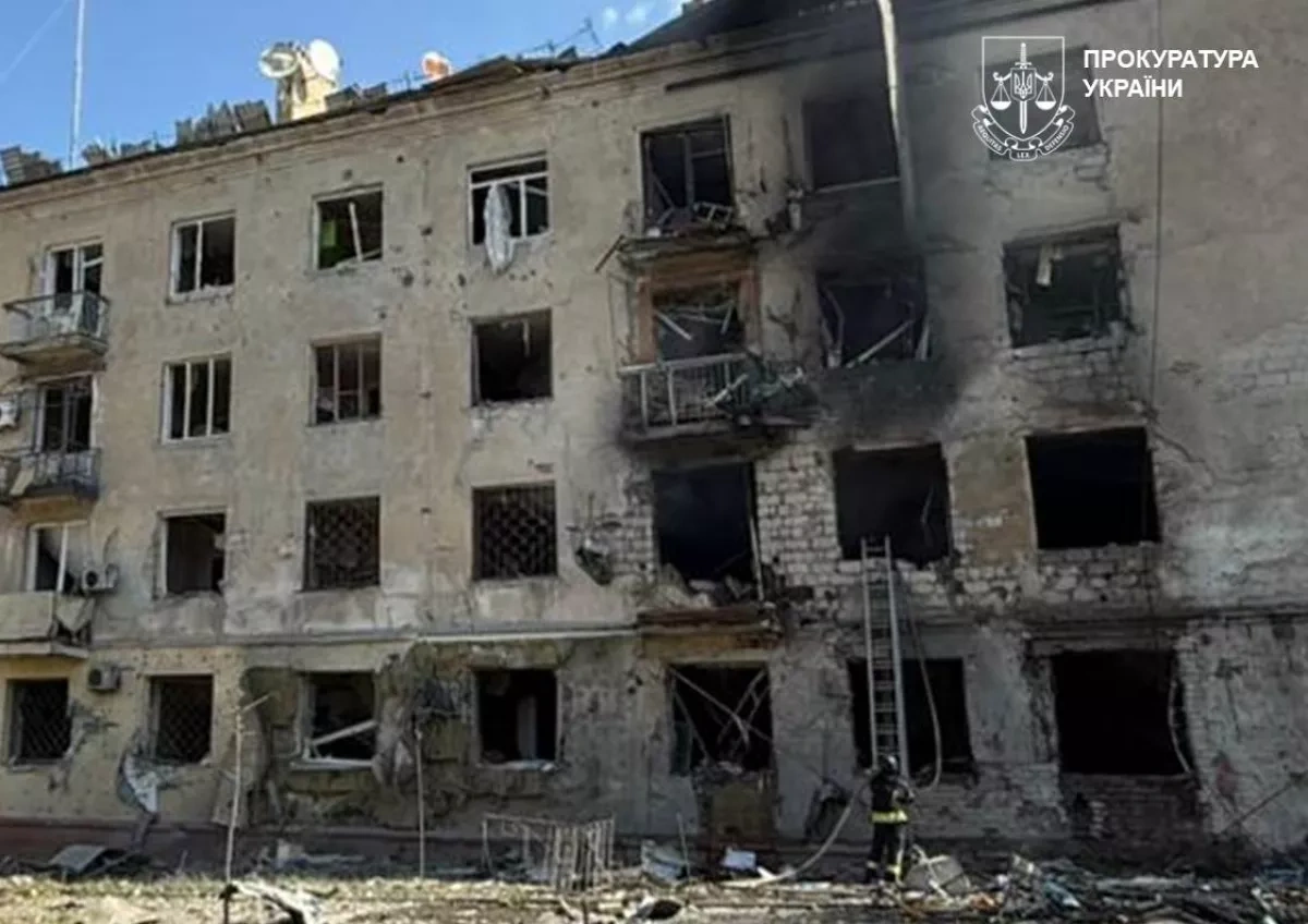 Russian air bomb hits Ukraine’s Kramatorsk, six civilians wounded PHOTO