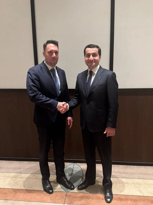 Hikmet Hajiyev meets Hungarian PM’s Chief Security Advisor in Budapest