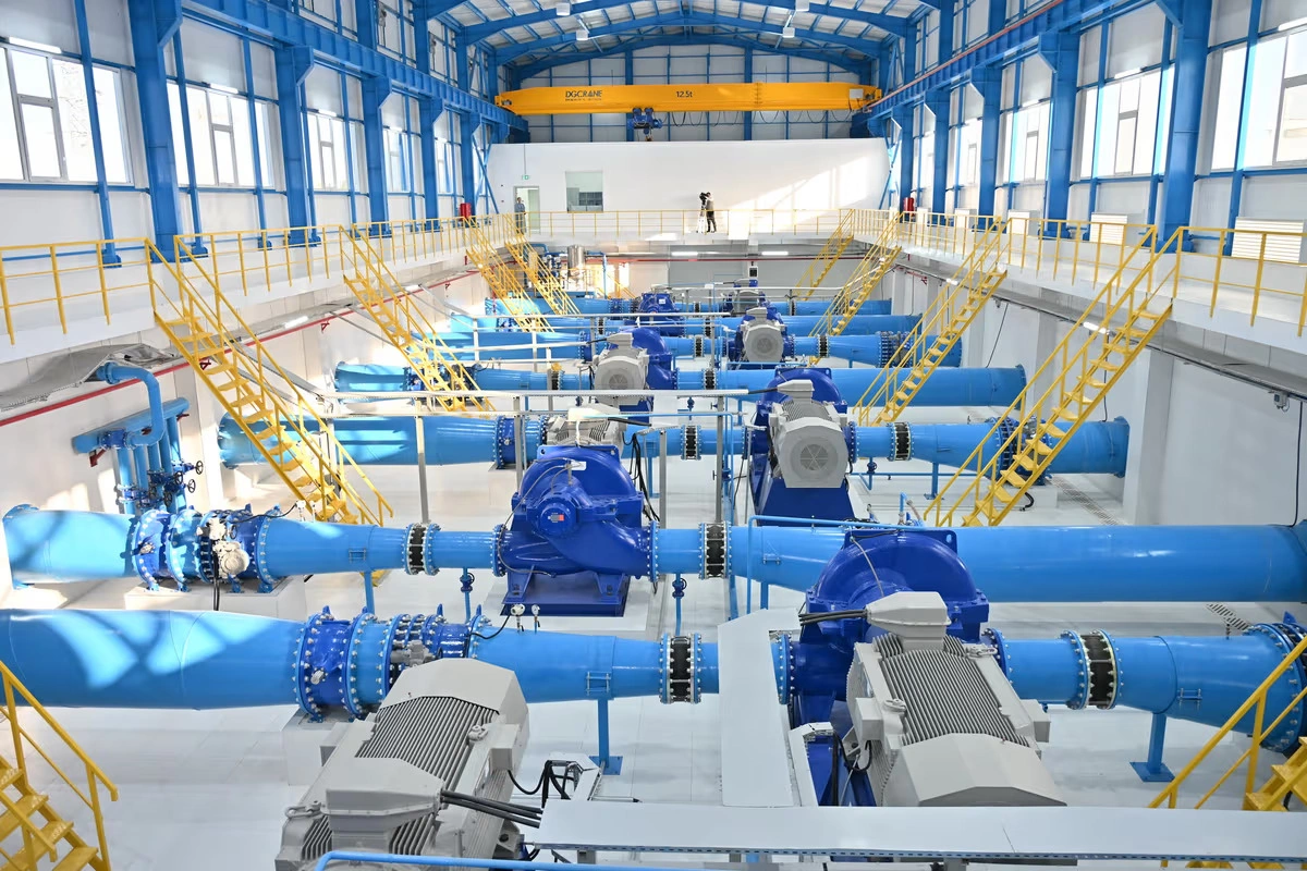 Turkmenistan launches automated water pumping stations in its Ahal region