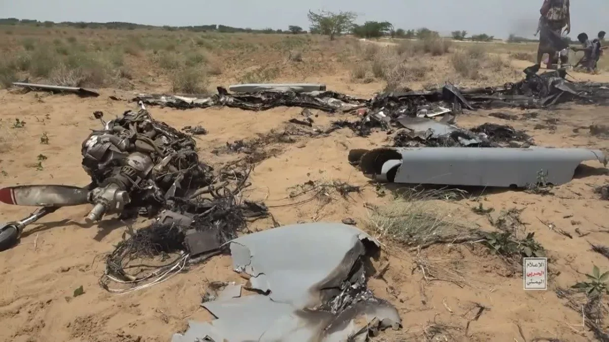 Saudi Karayel reconnaissance, strike drone shot down in Yemen PHOTO