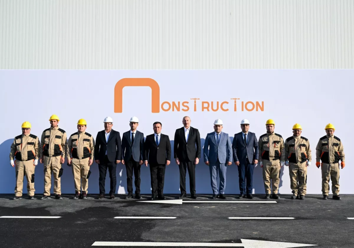 Azerbaijani president reviews new industrial projects in Aghdam PHOTO / Updated