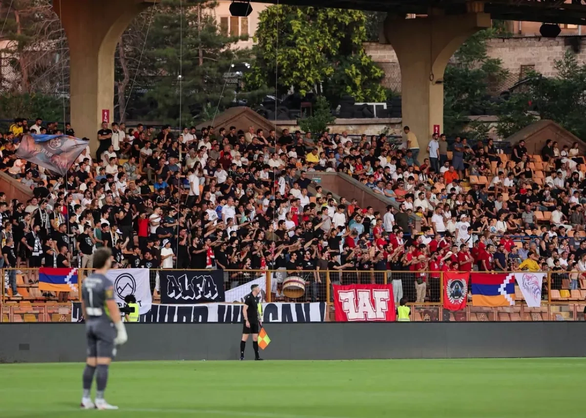 AFFA files UEFA complaint over Armenian fans' provocation at Champions League match PHOTO