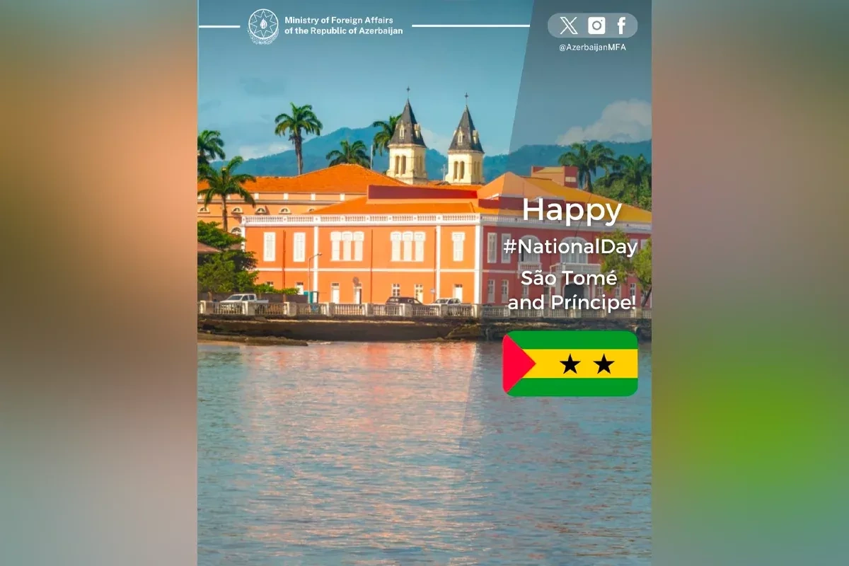 Baku sends Independence Day greetings to São Tomé and Príncipe