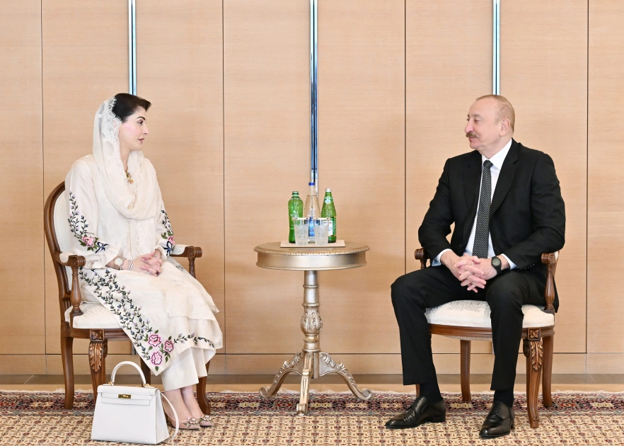 President Ilham Aliyev receives Chief Minister of Pakistan's Punjab Province (PHOTO)