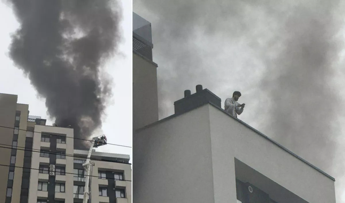 Fire erupts in high-rise residential building in Chisinau
 PHOTO/VIDEO