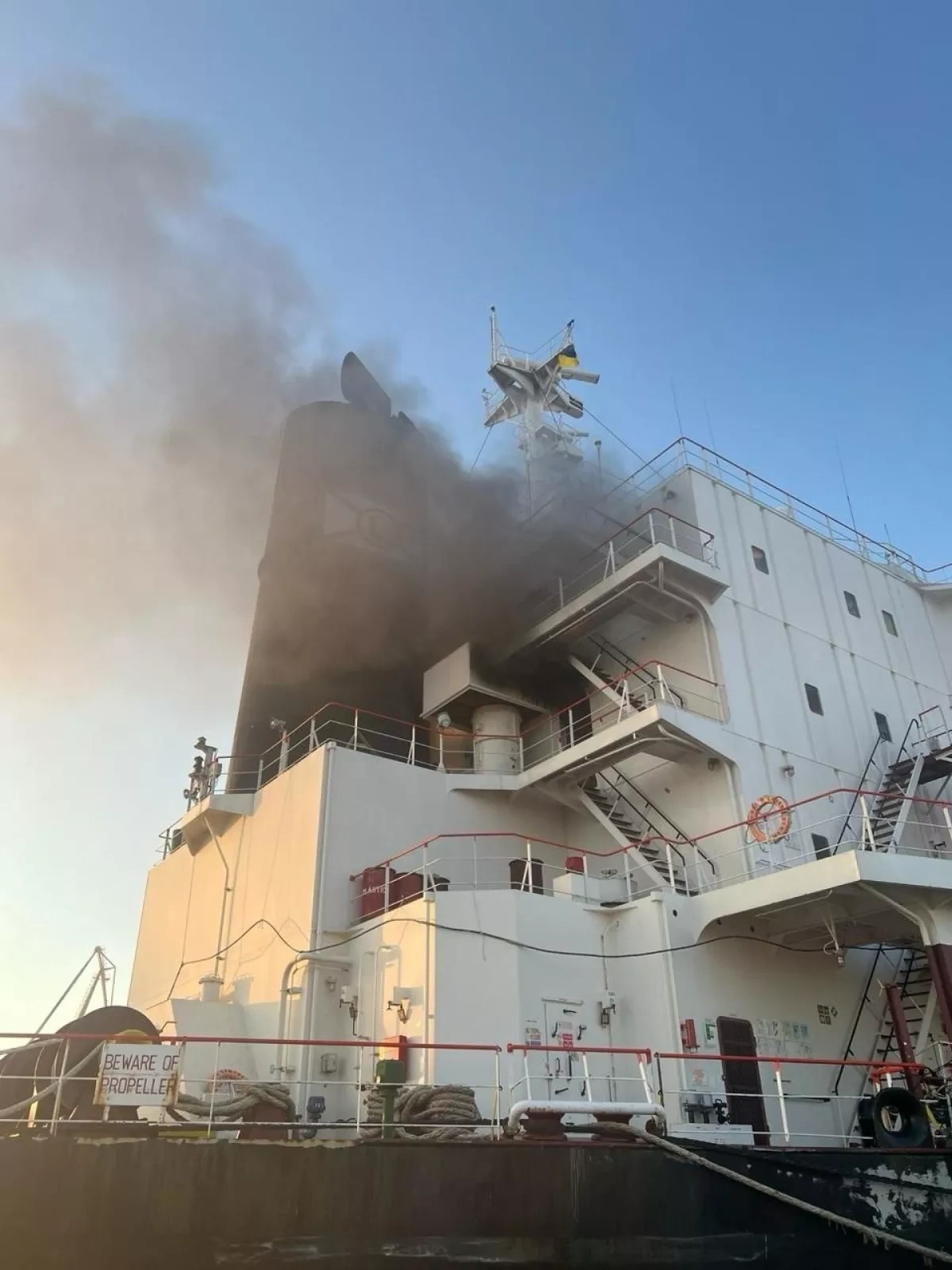 Ukraine says Russian strike hit civilian vessels in Mykolaiv ports