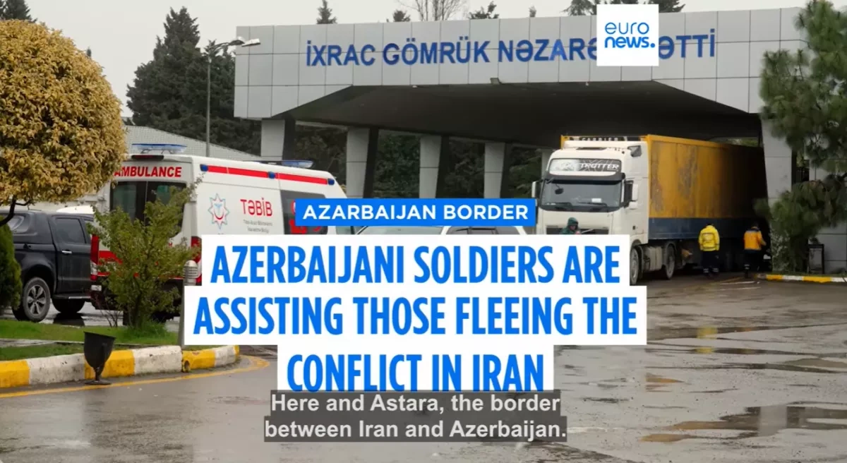 Euronews: Azerbaijan's Astara border greets those fleeing conflict in Iran Video