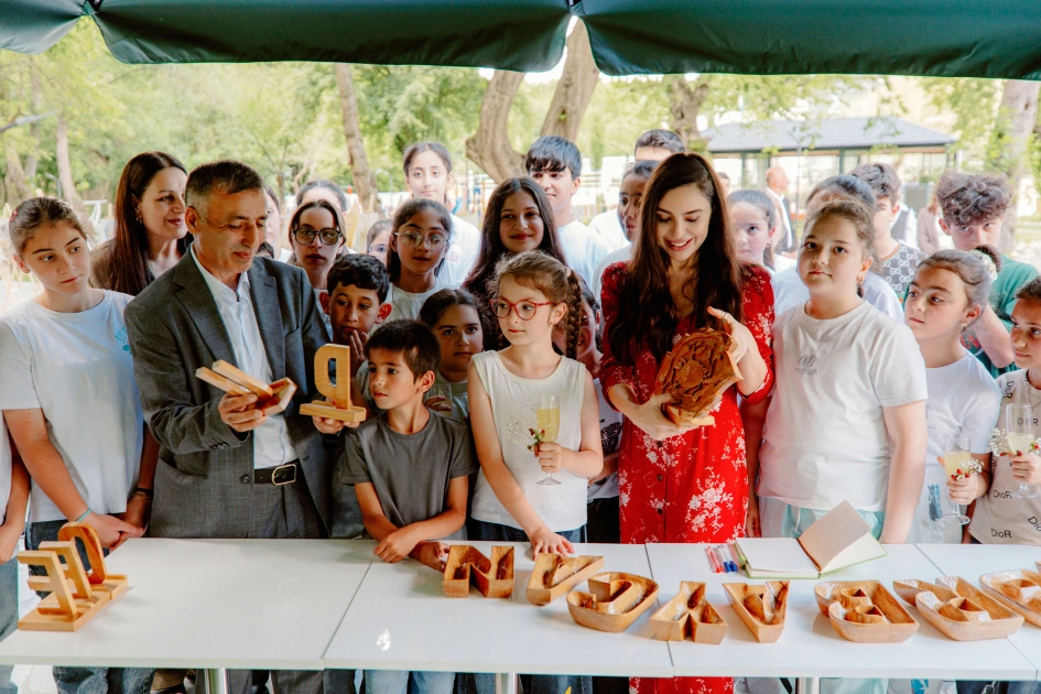 Leyla Aliyeva attends opening of individual exhibition and tree-planting campaign in Gabala (PHOTO)
