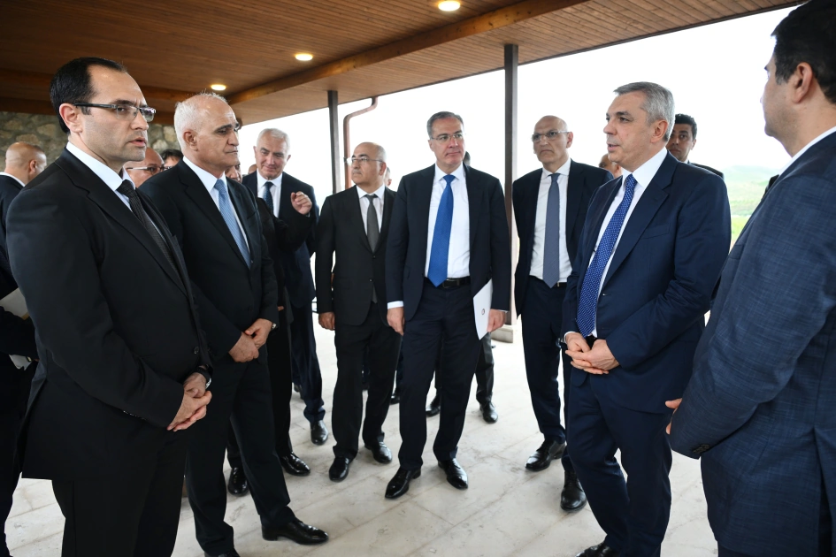 Participants of Coordination Headquarters meeting view intensive horticulture farms in Khojaly district (PHOTO)
