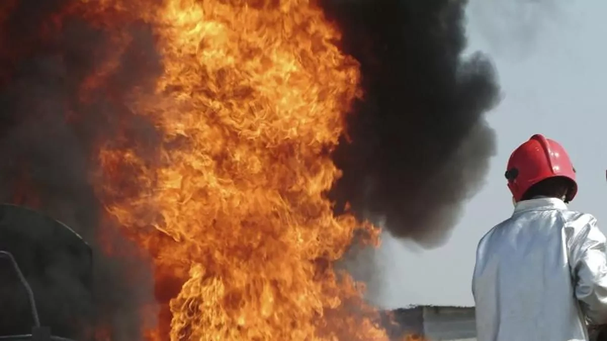 Third fire reported in Abu Dhabi after missile interception