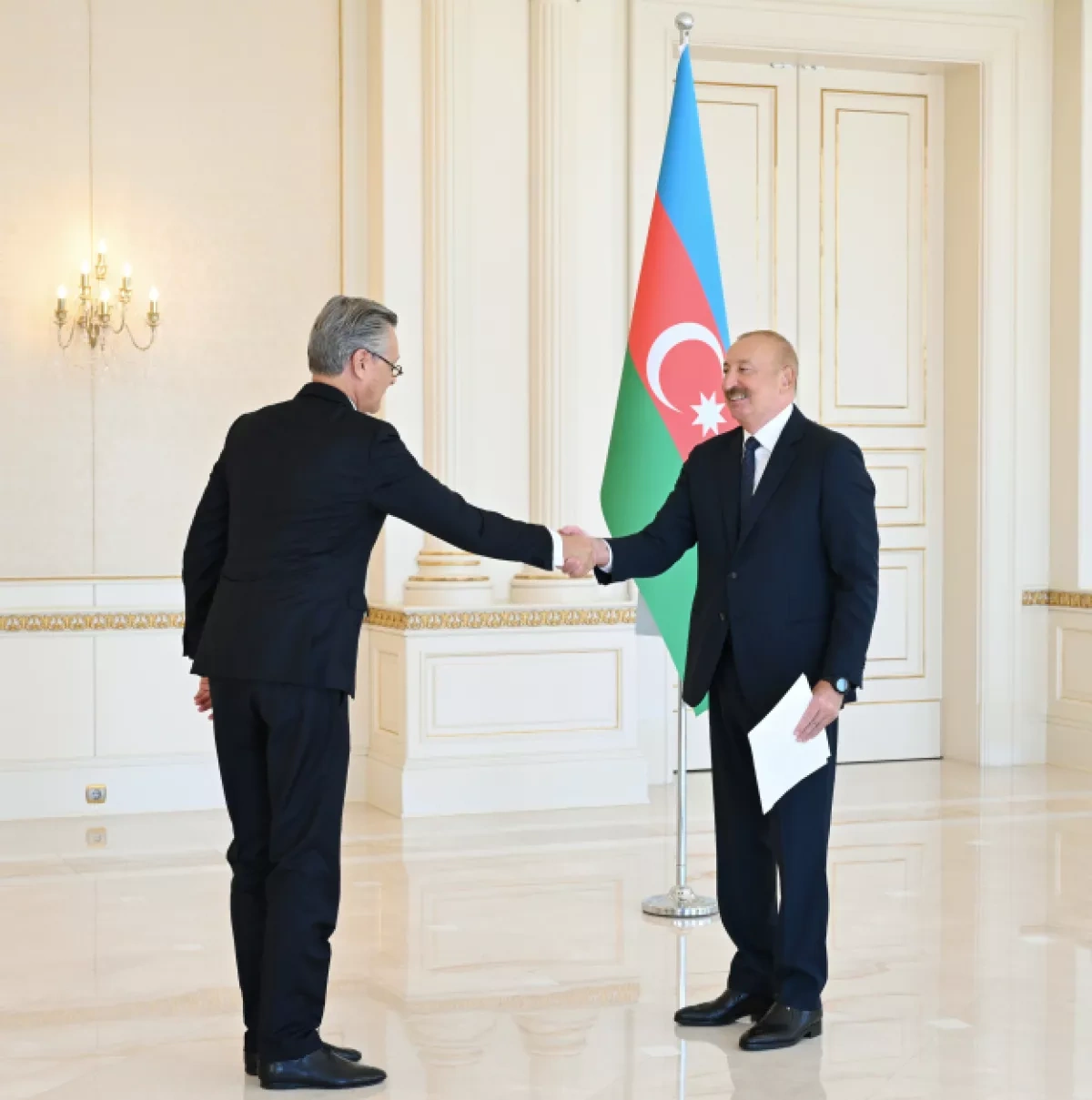 Baku-Berlin ties in focus as President Aliyev receives new German ambassador PHOTO
