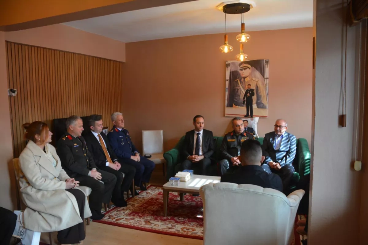 Azerbaijani diplomat visits families of Turkish soldiers killed in Georgia C-130 crash PHOTO