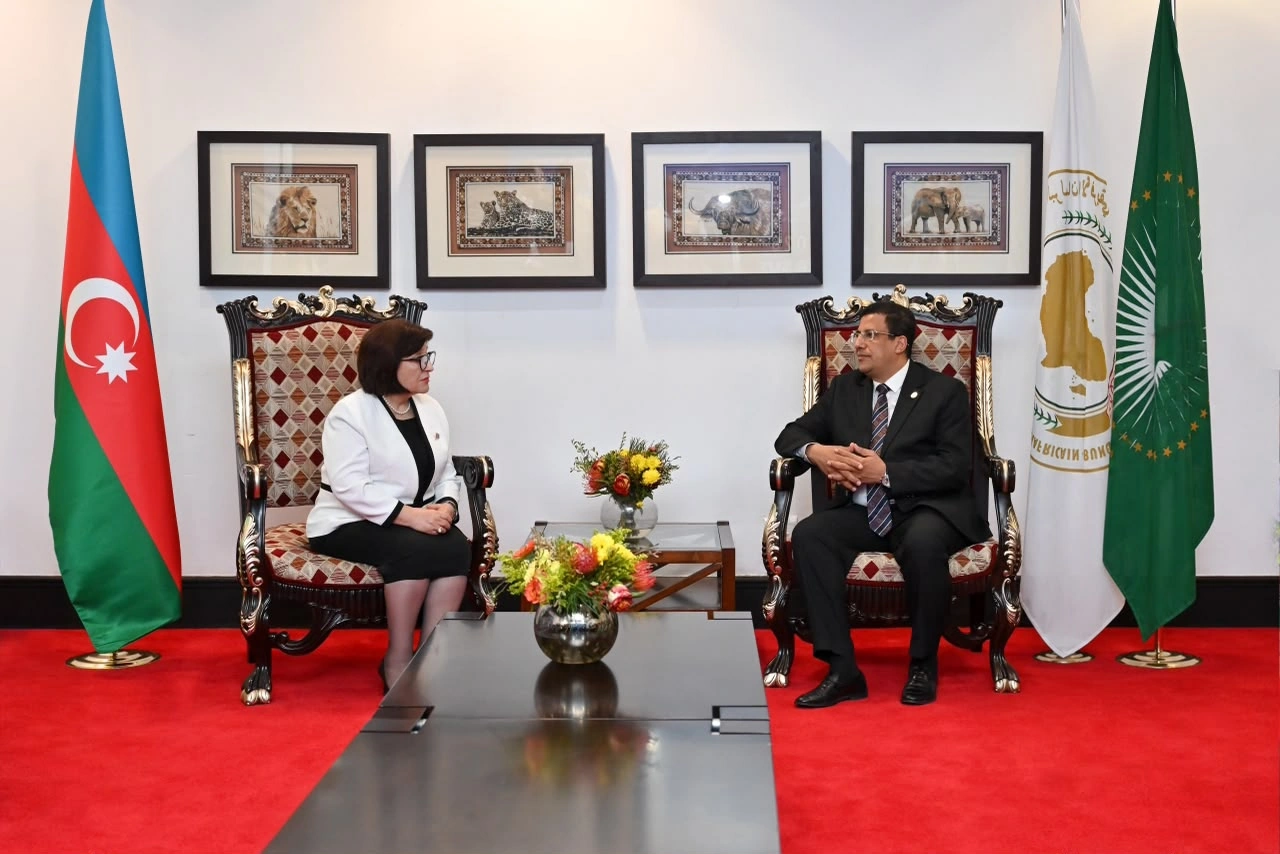 Azerbaijan's Parliament Speaker meets President of Pan-African Parliament (PHOTO)